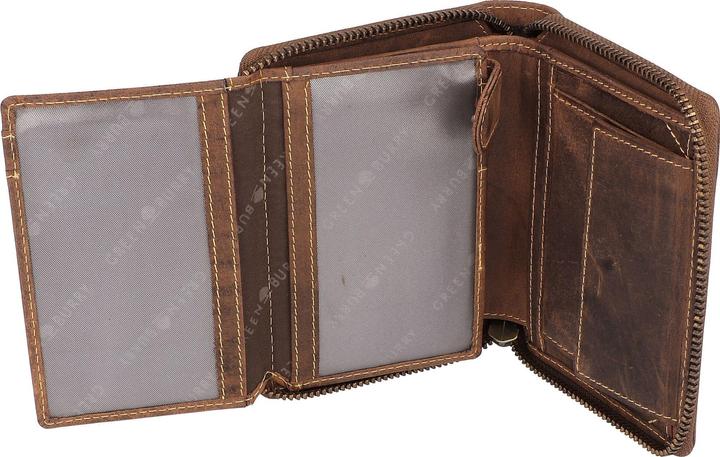 Produktbild Greenburry Vintage Sternzeichen Geldbörse Leder 10 cm