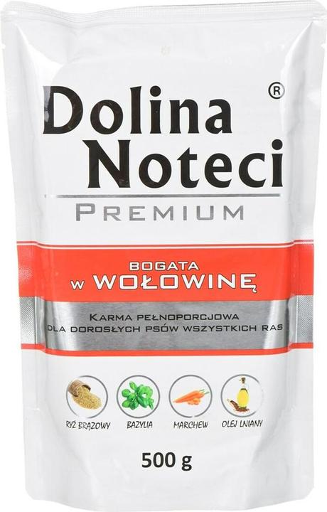 Actual product image Dolina noteci 5902921300007 Canned Dog Food Beef Pork Adult 500 g (Senior, Adult, 1 pcs., 500 g)