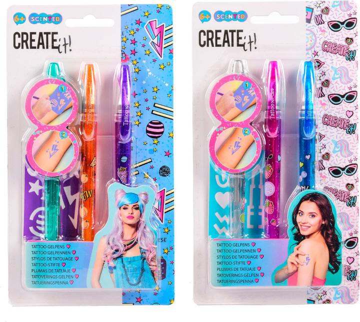 Actual product image Create It! Create it. Tattoo scent pens