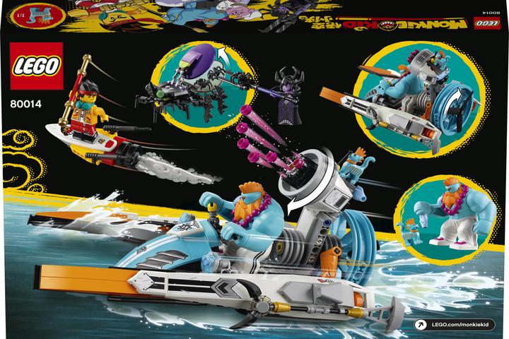 Actual product image LEGO Monkie Kid Sandy's Speedboat (80014, LEGO Monkie Kid)