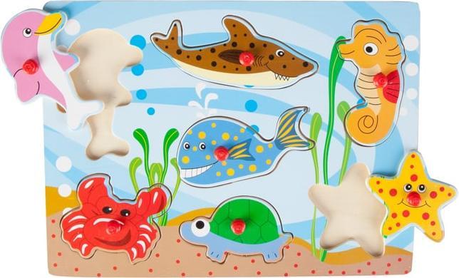 Besttoy Holz-Puzzle - Meerestiere - 7 Teile (7 Teile)