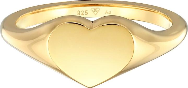 Actual product image Elli Heart, signet ring (52, 925 Silver)