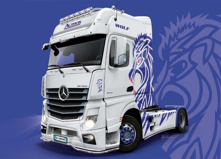 Produktbild Italeri Truckmodell 1:24 M B Actros MP4 Show GigaSpace