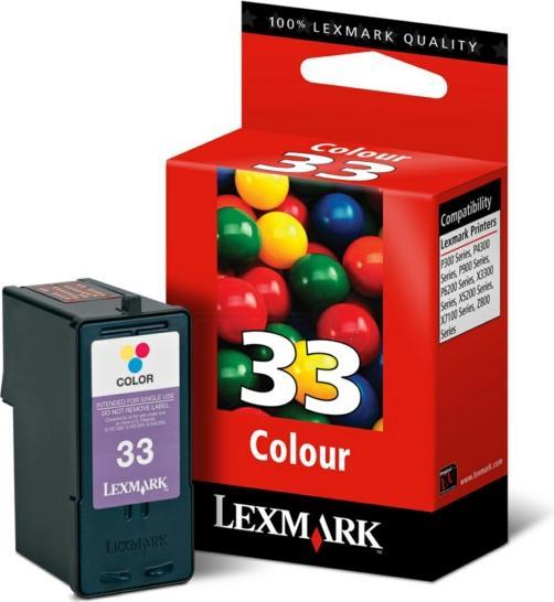 Lexmark Original Tintenpatrone 18CX033E (No.33) (Y, C)