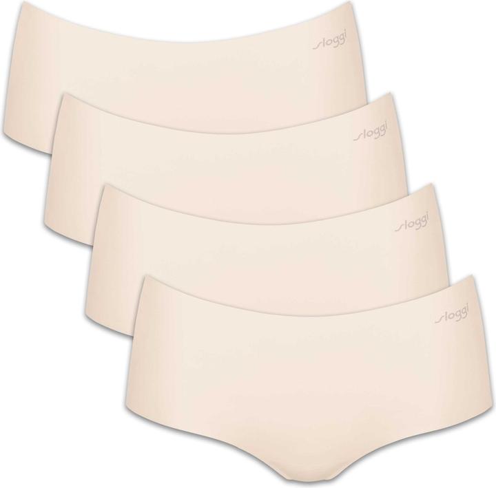 Sloggi Panty Casual Bequem sitzend Zero Microfiber Shorts 2.0 (XL, 4er Pack)