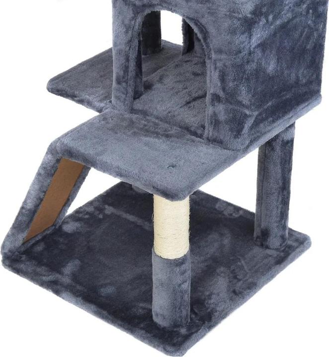 Produktbild Hecht PROMINENT LUNA S Katzenbaum Grau (96 cm, Grau)