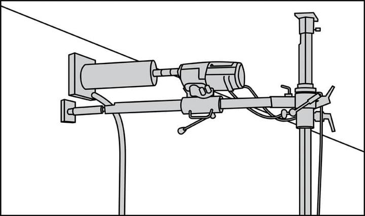 Actual product image Husqvarna DS 150 CORE DRILL STAND (FOR DRILLING FROM 100MM)