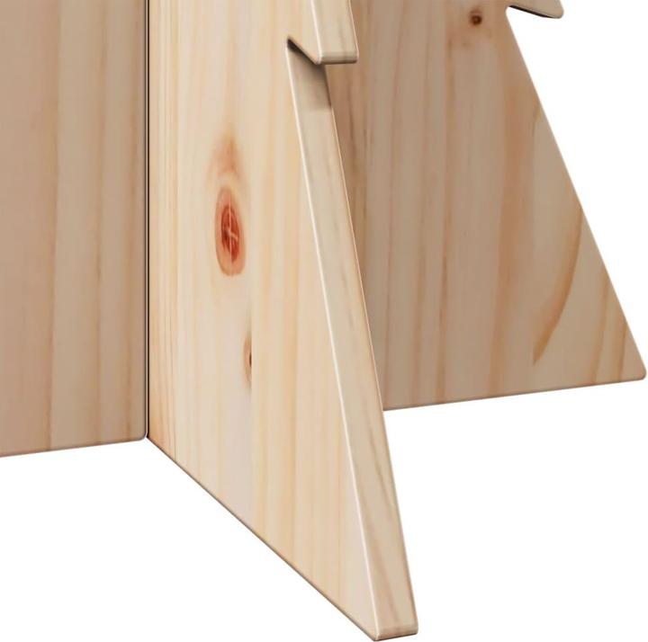 Image du produit VidaXL Arbre de Noël en bois Sapin de décoration Arbre en bois 80cm Pin massif