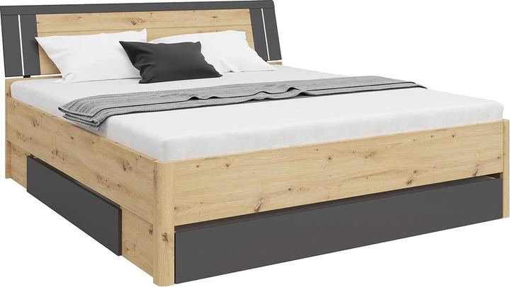 Produktbild Black Red White Bett (180 x 200 cm)