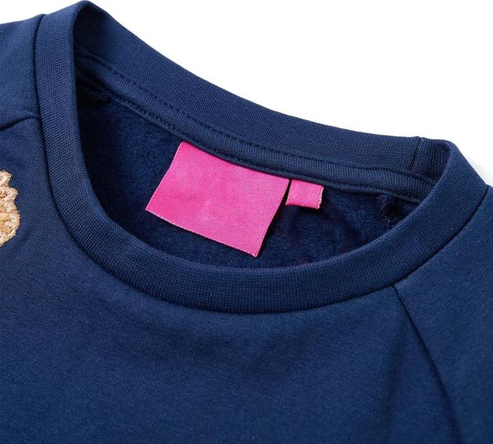 Immagine prodotto VidaXL Felpa da bambino blu navy 104,Materiale: 95 % cotone. 5 (104)