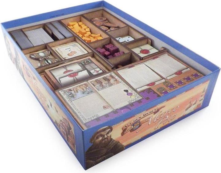 Produktbild Feldherr POLO - Brettspiel Organizer für Auf den Spuren von Marco und Erweiterungen Die Gef