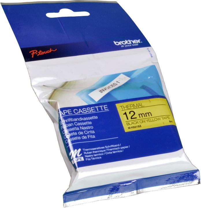 Produktbild Brother M-K631bz (1.20 cm, Gelb, Schwarz)