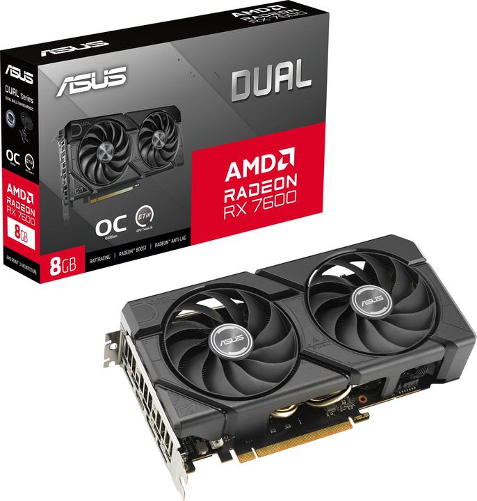 Immagine prodotto ASUS Dual Radeon RX 7600 EVO OC (8 GB)