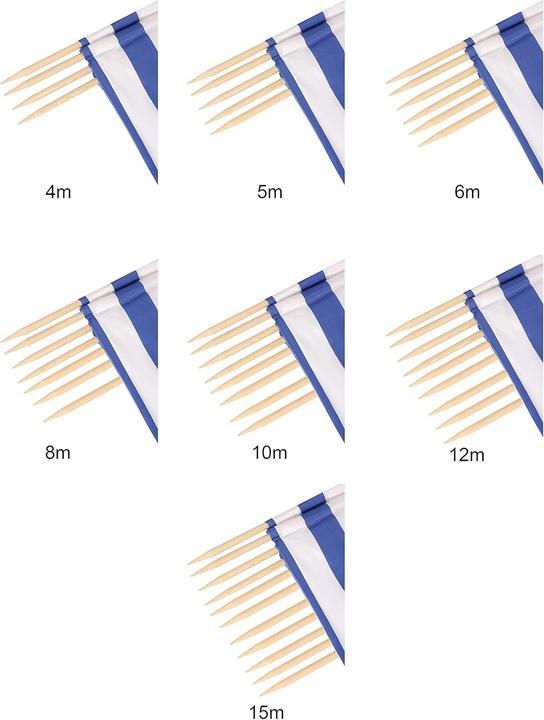 Produktbild Ladeheid Windschutz für Strand mit Holzstab (4 m) (400 cm)
