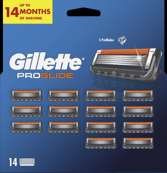 Actual product image Gillette Pro Glide Razor Blades (14 x)