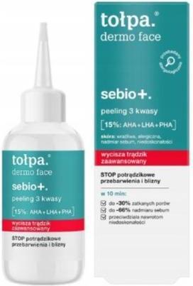 Actual product image Tołpa Tolpa 50ml Sebio+ Peeling for Face with 3 Acids (Exfoliation, 50 ml)