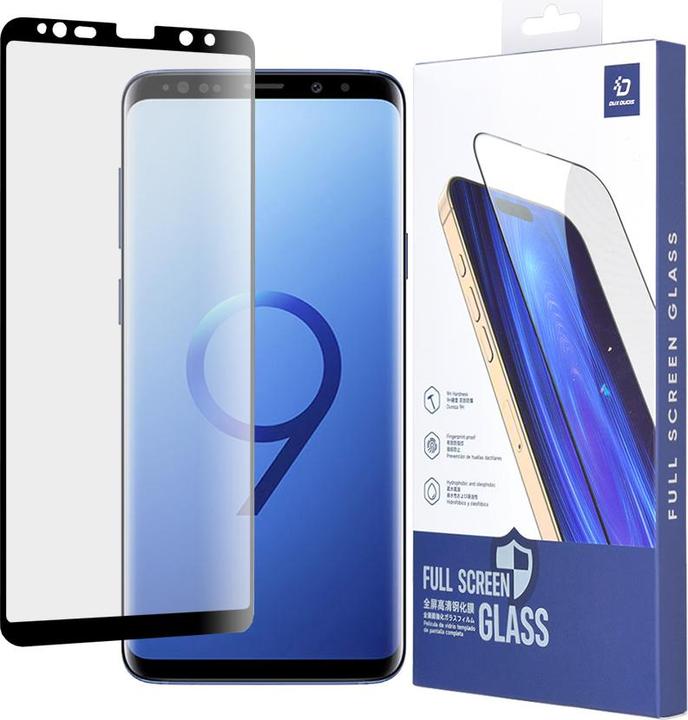 Actual product image Dux Ducis - Tempered Glass - Samsung Galaxy S9 Plus - Black (1 Piece, Samsung Galaxy S9+)