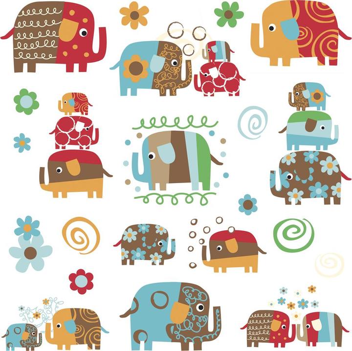 Roommates RM - Zutano Elephant Parade