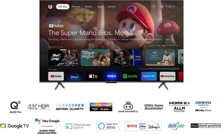TCL 65C69B TV QLED Ultra HD HDR 65 (164 cm) (65", QLED, 4K, 2024)