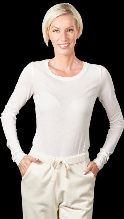Produktbild Armedangels Enriccaa Soft T-Shirt Long Sleeve White (L)