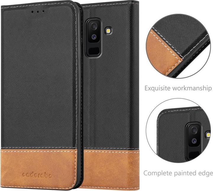 Productafbeelding Cadorabo X-Wallet hoes voor kunstleer pak (Samsung Galaxy A6+)