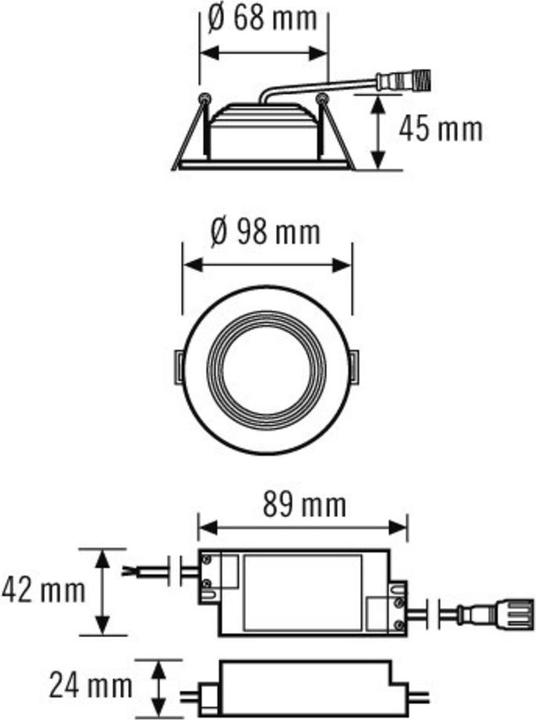 Produktbild Esylux LED-Downlight (500 lm)