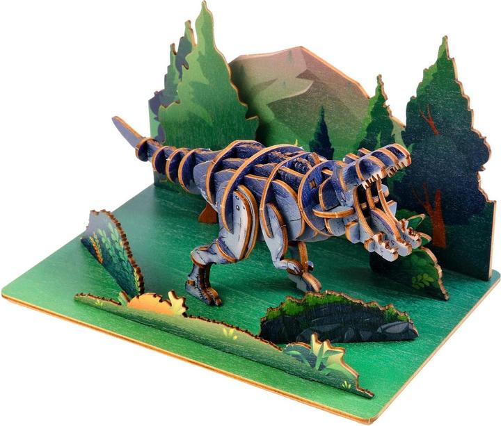 Actual product image Escape Welt T-Rex - 3D wooden model (42 pieces)