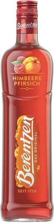 Produktbild Berentzen Fruchtige Himbeere-Pfirsich Likör