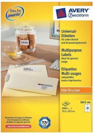 Produktbild Avery Universal-Etiketten