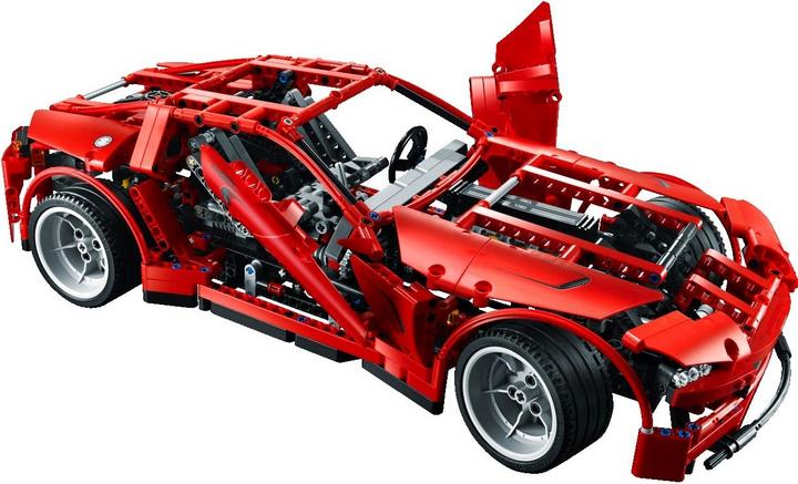 Actual product image LEGO Supercar (8070, LEGO Technic)