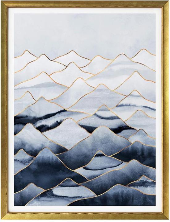 Actual product image Trenddeko The mountains (40 x 50 cm)