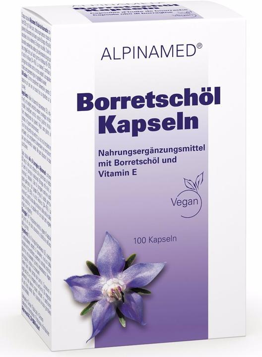 Actual product image Alpinamed Borage Oil (100 Piece, Capsules, 90 g)