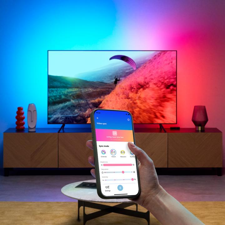 Image du produit WiZ Sync Box + Lightstrip 55 à 65 pouces