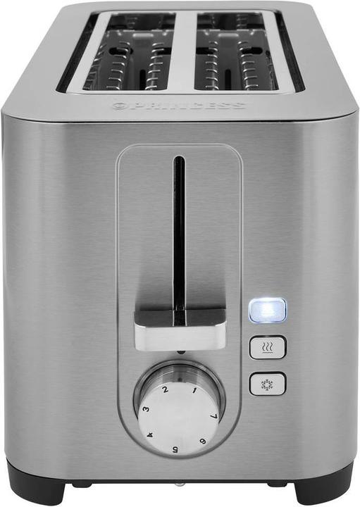 Actual product image Princess 142402 Steel toaster 2 Long slot - 7 adjustable levels - 1400 W (EU plug)