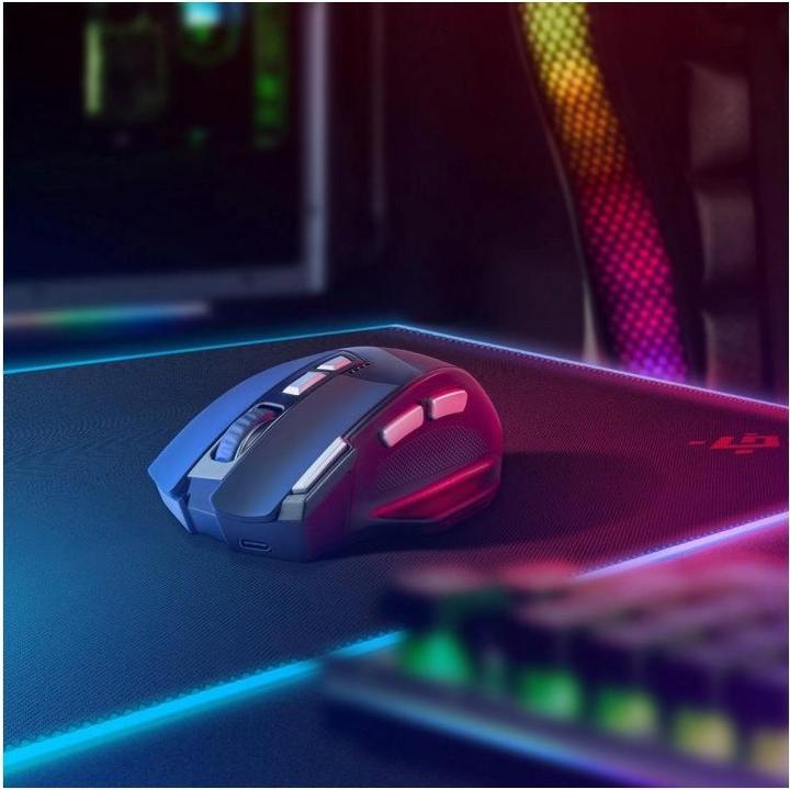 Actual product image Defender Mysz gamingowa bezprzewodowa Knight GM-885 3200DPI 8P Czarna (Wireless)