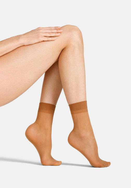 Produktbild Camano Basic everyday transparent Socken 20 DEN 2p (2er Pack, One Size)