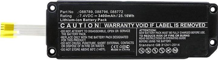 CoreParts Battery for Bose Speaker (1 Zellen, 3400 mAh)