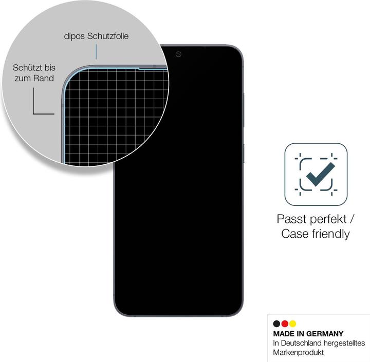 Immagine prodotto Dipos Anti-Shock Pellicola Protettiva opaco (1 Pezzo/i, Samsung Galaxy S25)