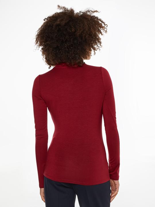 Actual product image Tommy Hilfiger Turtleneck jumper for women, slim turtleneck jumper made of soft Tencel (XS)