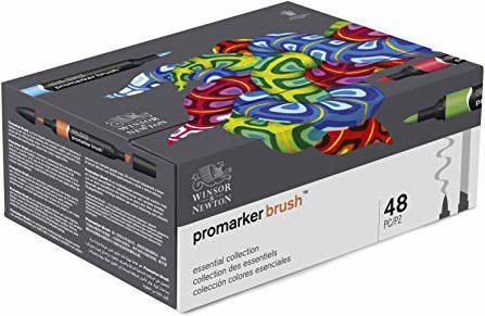 Actual product image Winsor & Newton BrushMarker (Multicoloured, 48 x)