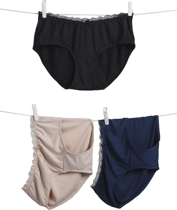 Produktbild Vertbaudet 3er-Pack Umstands-Slips aus Bambusviskose (W32/L34, 3er Pack)