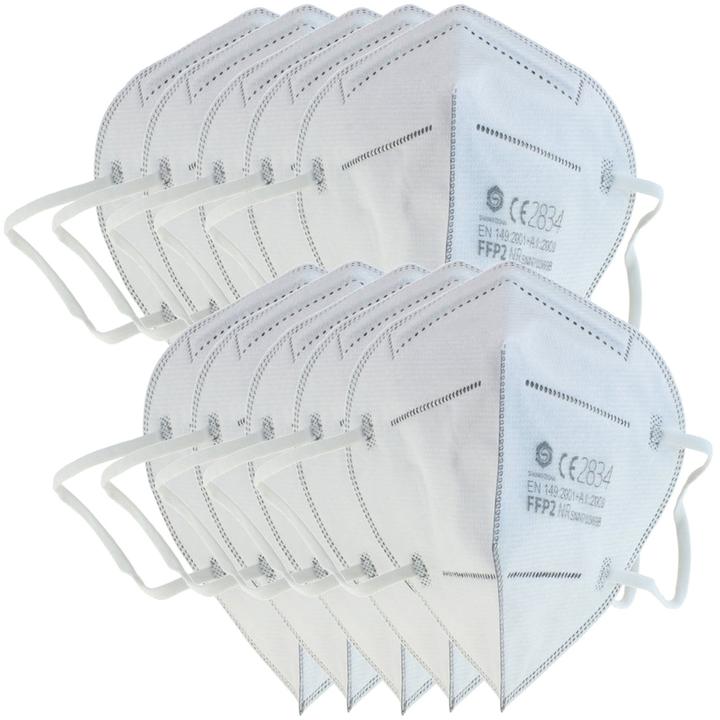 AccuCell 10 Stück FFP2 Schutzmasken (FFP2, 10 x)