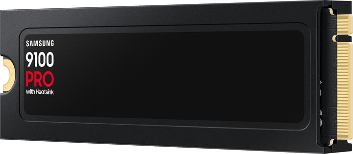 Actual product image Samsung 8TB 9100 PRO with Heatsink M.2 NVMe SSD (8000 GB, M.2 2280)