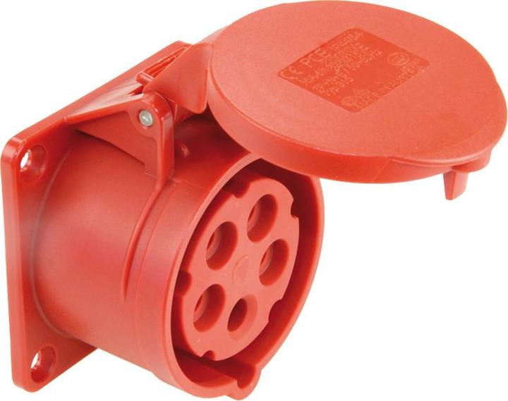 Actual product image PCE 313-6 Junction box straight 16A 3p 6h IP44/54