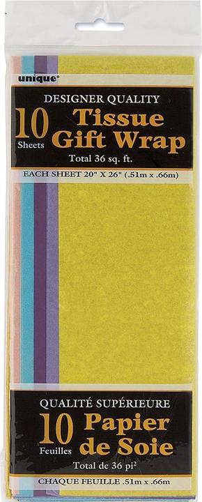 Produktbild Unique Party Pastell Seidenpapier 10erPack Seidenpapier (10 x)