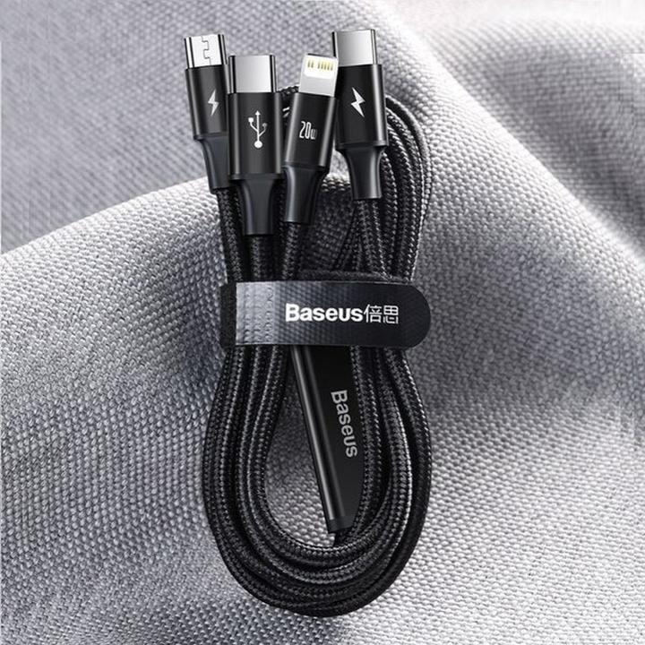 Produktbild Baseus Rapid Series 3in1 (1.50 m, USB 3.0, 20 W)