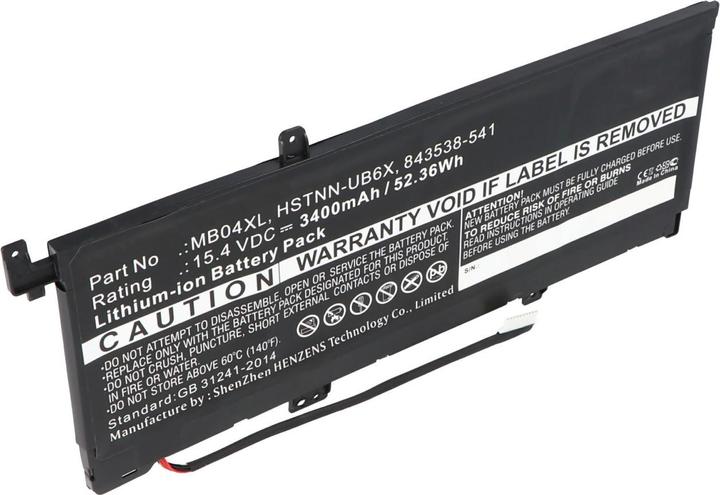 Actual product image AccuCell Battery HP Envy X360 M6, M6-AQ003DX, M6-W102DX, MB04XL, HSTNN-UB6X, 843538-541 (3400 mAh)