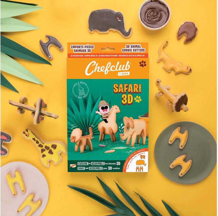 Produktbild Chefclub Keksausstecher Safari 3D 8tlg.