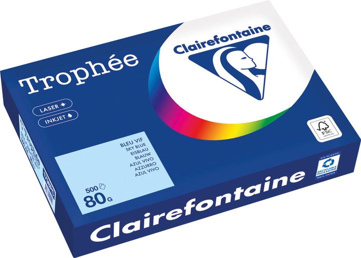 Immagine prodotto Clairefontaine Carta universale Trophée colorata (80 g/m², 500 x, A4)