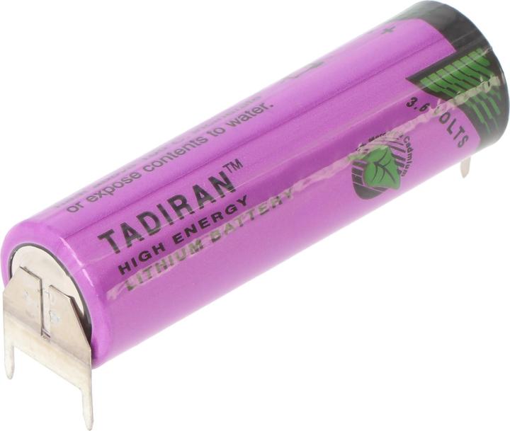 Actual product image Tadiran Lithium Batterie SL-360/PT mit Lötfahnen mit 3er Print Kontakten (1 pcs., AA, 2300 mAh)